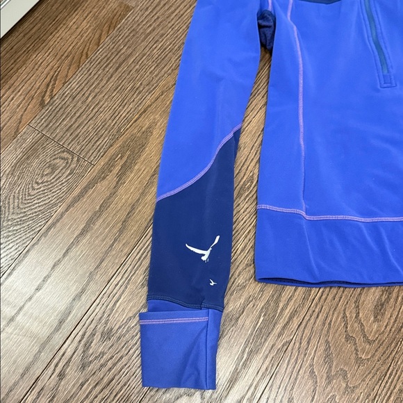 🍋Lululemon retro Wet Dry Warm 1/2 zip Hoody size 8 - Picture 3 of 8